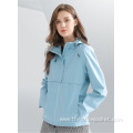 Trendy Clothing Women Casual Solid Color Windbreaker Jacket